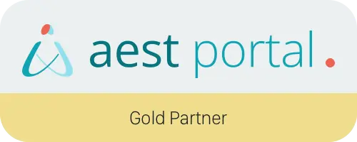 AestPortal - Logo = Gold Partner